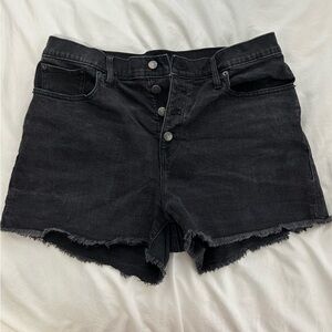J. Crew Black Jean Shorts